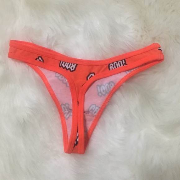 🎃Halloween Panty VS XS PINK Thong Boo Spooky Holiday Sexy Panty 🎃🕸🕷💀👻 - Picture 8 of 10